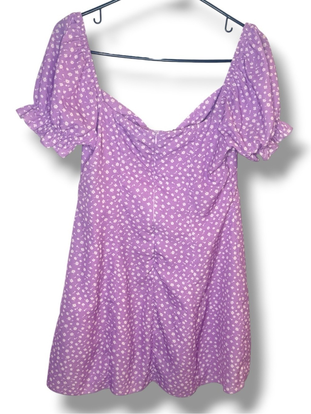 Princess Polly Freyah Mini Dress Purple Floral US 6 - Picture 2 of 6